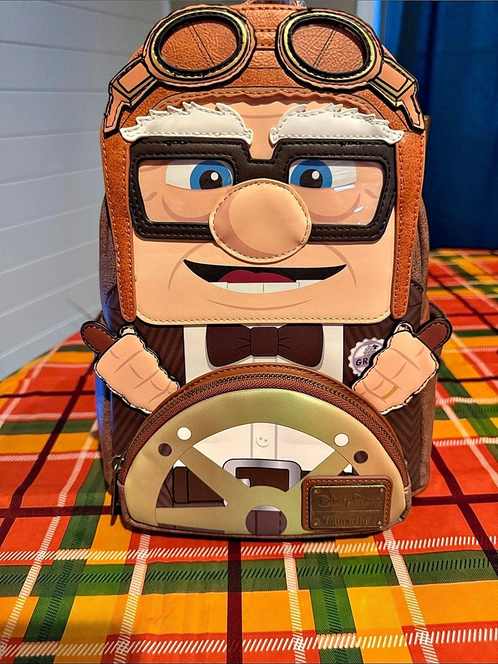 Loungefly Disney Parks Pixar Up Carl Fredricksen Loungefly Mini Backpack NWT